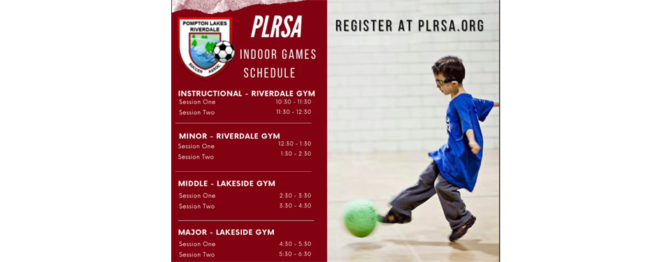 PLRSA Indoor Season Registration